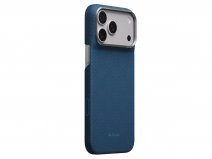 Pitaka Edge Argyle Midnight Blue iPhone 18 Pro Max/17 Pro Max hoesje - Ultra Slim - 1mm Dun