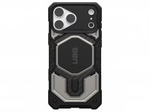 UAG Monarch Pro Carbon Apple iPhone 18 Pro Max Hoesje Titanium  - 7,5m Valbestendig