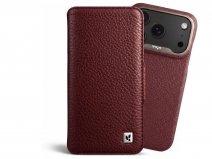 Vaja 2in1 Leather Wallet Case MagSafe Rood - iPhone 18 Pro Max Hoesje Leer