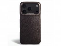 Vaja Grip Leather Case MagSafe Zwart - iPhone 18 Pro Max Hoesje Leer