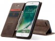 CaseMe Vintage BookCase Donkerbruin - iPhone SE 2020 / 8 / 7 hoesje
