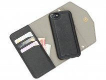 Casetastic Saffiano 2in1 Clutch Case Zwart - iPhone SE 2020/8/7 hoesje