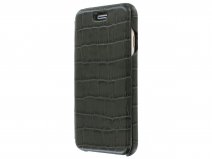 Graffi Oyster Croco Groen Leer - iPhone SE / 8 / 7 / 6(s) hoesje