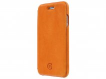 Graffi Oyster Folio Oranje Leer - iPhone SE / 8 / 7 / 6(s) hoesje