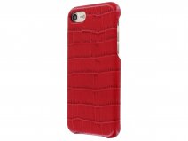 Graffi Cover Croco Rood Leer - iPhone SE / 8 / 7 / 6(s) hoesje