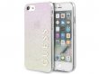Guess Glitter TPU Case Gold Pink - iPhone SE 2020 / 8 / 7 / 6 hoesje