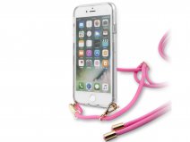 Guess 4G Necklace Case Roze - iPhone SE / 8 / 7 / 6 hoesje