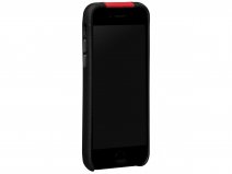 Sena Racer Leather Case Zwart/Rood - iPhone SE 2020/8/7 Hoesje Leer