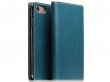 SLG Design D6 Minerva Leer Blauw - iPhone SE/8/7 hoesje