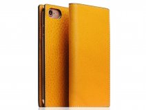 SLG Design D6 Minerva Leer Tan - iPhone SE/8/7 hoesje