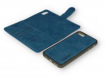 CaseMania 2in1 Magnetic Bookcase Donkerblauw - iPhone SE/8/7 Hoesje
