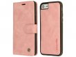CaseMe 2in1 Magnetic Bookcase Roze - iPhone SE 2020/8/7 Hoesje