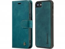CaseMe 2in1 Magnetic Bookcase Groen - iPhone SE 2020/8/7 Hoesje