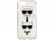 Karl Lagerfeld Ikonik Duo Glitter Case - iPhone SE / 8 / 7 / 6(s) hoesje