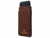 Scotch & Soda Sleeve Bruin Leer - iPhone SE / 8 / 7 / 6(s) hoesje