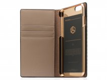 SLG Design D3 Lizard Paars Leer - iPhone SE / 8 / 7 hoesje