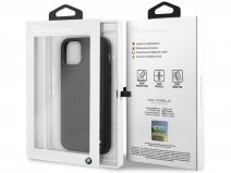 BMW Perforated Case Zwart Leer - iPhone 11 hoesje