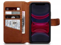 CaseBoutique Leather Wallet Cognac Leer - iPhone 11 hoesje