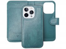 CaseMania 2in1 Magnetic XL Bookcase Groen - iPhone 11 Hoesje