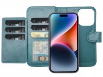 CaseMania 2in1 Magnetic XL Bookcase Groen - iPhone 11 Hoesje