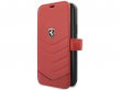 Ferrari Quilted Leather Folio Rood - iPhone 11/XR Hoesje