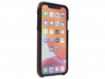 Graffi Cover Croco Bruin Leer - iPhone 11 hoesje