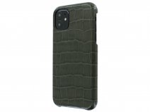 Graffi Cover Croco Groen Leer - iPhone 11 hoesje