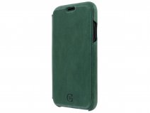 Graffi Oyster Folio Groen Leer - iPhone 11 hoesje