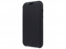 Graffi Oyster Folio Zwart Leer - iPhone 11 hoesje