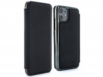 Greenwich Blake Folio Beluga/Gunmetal - iPhone 11 Hoesje Leer