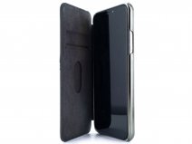 Greenwich Blake Folio Beluga/Gunmetal - iPhone 11 Hoesje Leer