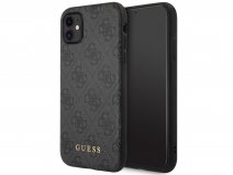 Guess 4G Monogram Case Grijs - iPhone 11/XR hoesje
