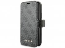Guess Monogram Bookcase Grijs - iPhone 11 hoesje