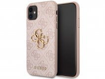 Guess Big 4G Monogram Case Roze - iPhone 11/XR hoesje