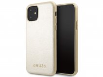 Guess Iridescent Hard Case Goud - iPhone 11/XR hoesje