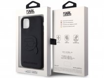 Karl Lagerfeld 3D Ikonik Case Zwart - iPhone 11/XR hoesje