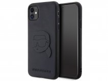 Karl Lagerfeld 3D Ikonik Case Zwart - iPhone 11/XR hoesje