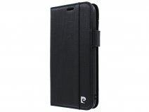 Pierre Cardin Bookcase Zwart Leer - iPhone 12 Mini hoesje