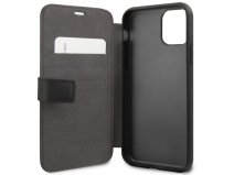 BMW Signature Bookcase Zwart Leer - iPhone 11 Pro hoesje