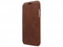 Graffi Oyster Folio Bruin Leer - iPhone 11 Pro hoesje
