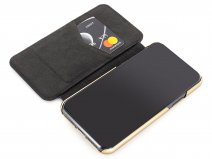 Greenwich Portland Folio Beluga - iPhone 11 Pro Hoesje Leer