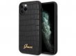 Guess Croco Case Zwart - iPhone 11 Pro hoesje