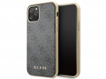 Guess Monogram Hard Case Grijs - iPhone 11 Pro hoesje