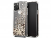 Guess Floating Logo Case Goud - iPhone 11 Pro hoesje