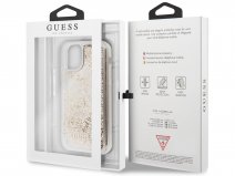 Guess Floating Logo Case Goud - iPhone 11 Pro hoesje