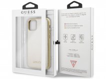 Guess Iridescent Hard Case Goud - iPhone 11 Pro hoesje