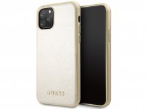 Guess Iridescent Hard Case Goud - iPhone 11 Pro hoesje