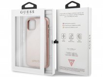 Guess Iridescent Hard Case Rosé - iPhone 11 Pro hoesje