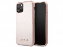 Guess Iridescent Hard Case Rosé - iPhone 11 Pro hoesje