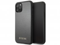 Guess Iridescent Hard Case Zwart - iPhone 11 Pro hoesje